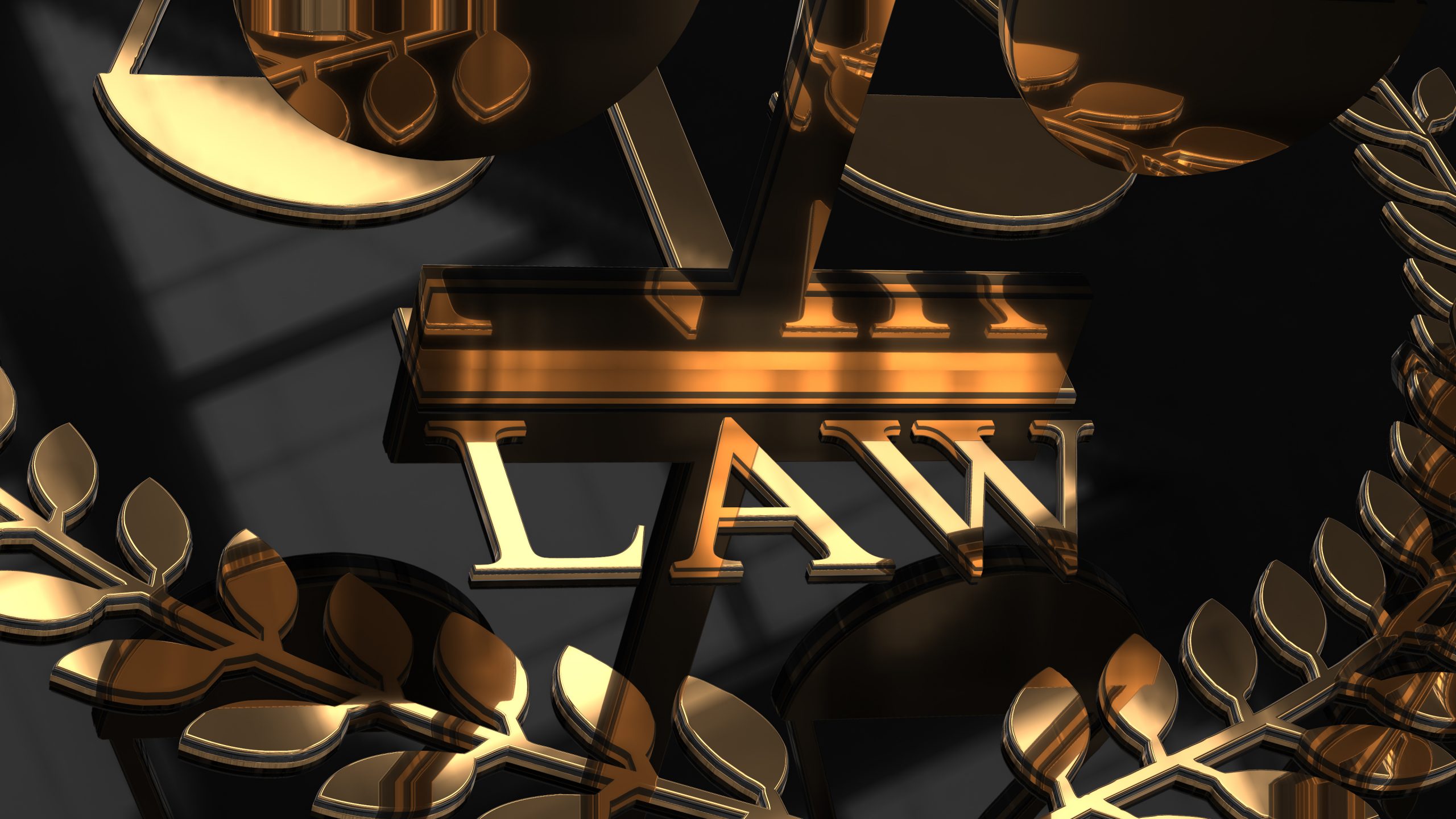 Law practice legal Lawyer attorney barrister representation - 3D illustration render
